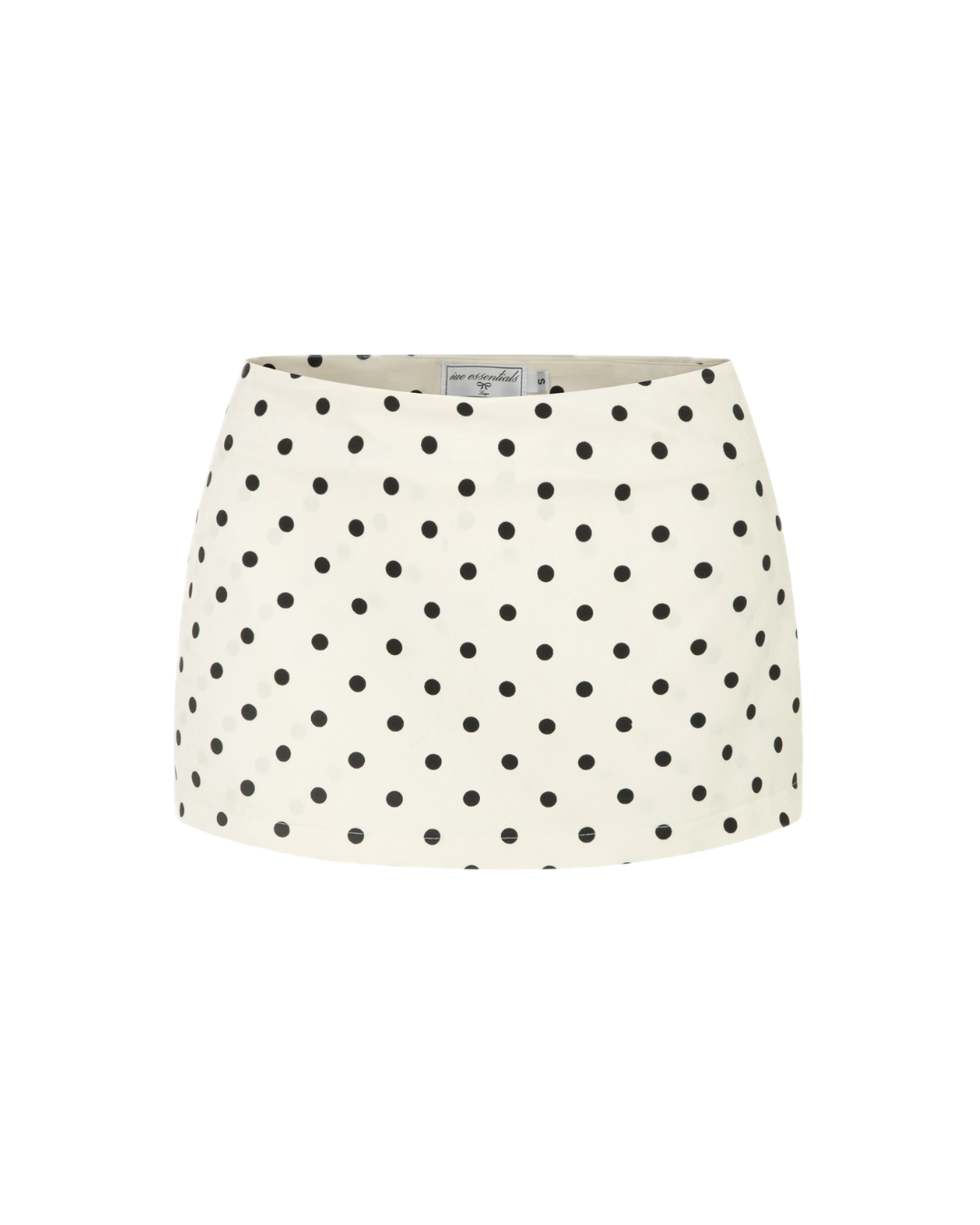[IUE STUDIO] LATTE DOTS MINISKIRT