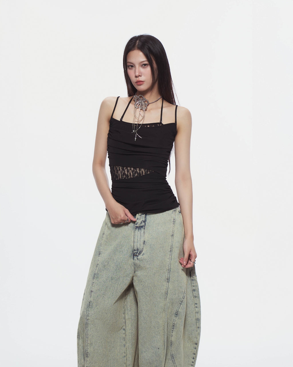 [Bunnyhill] AYSEL LACE PANEL TOP