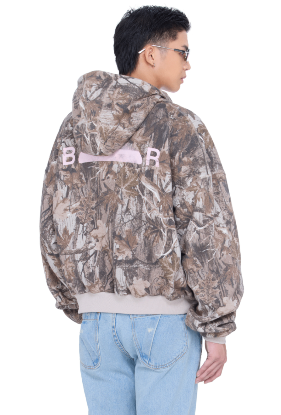 [BEUTER] MENTAL HELL CAMO BOXY ZIP HOODIE