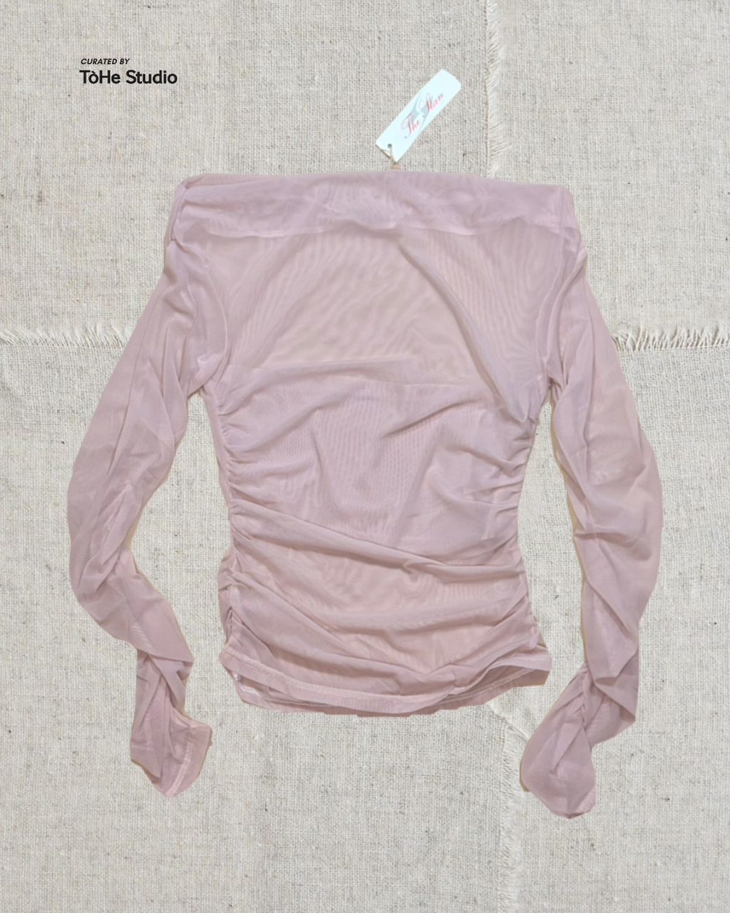 [The Stan] MESH LONG SLEEVE TOP