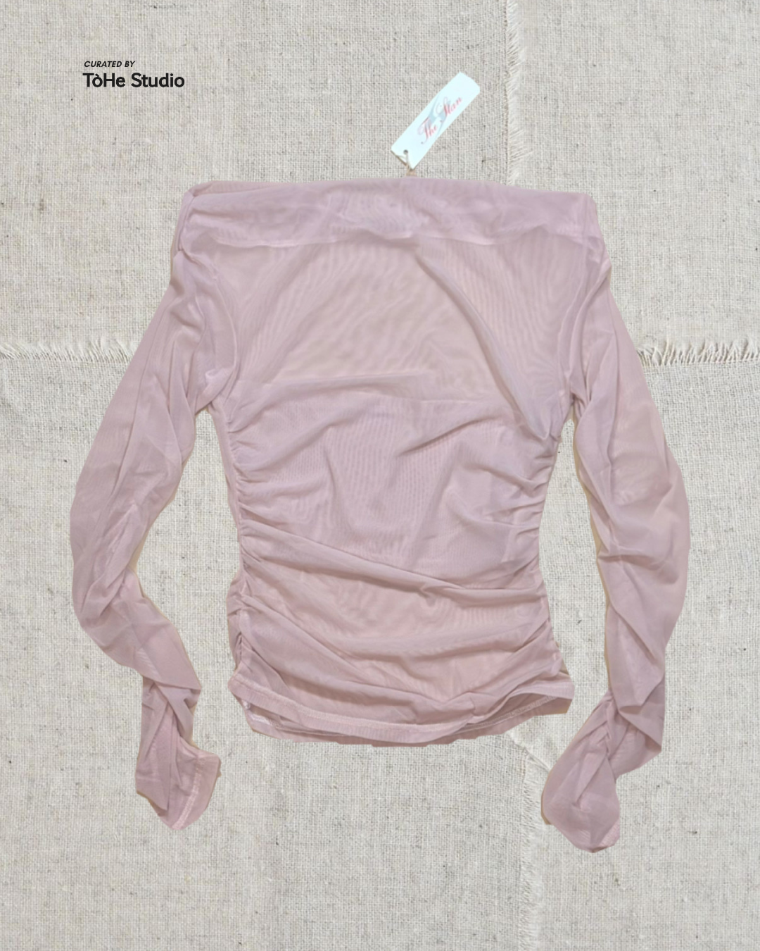 [The Stan] MESH LONG SLEEVE TOP