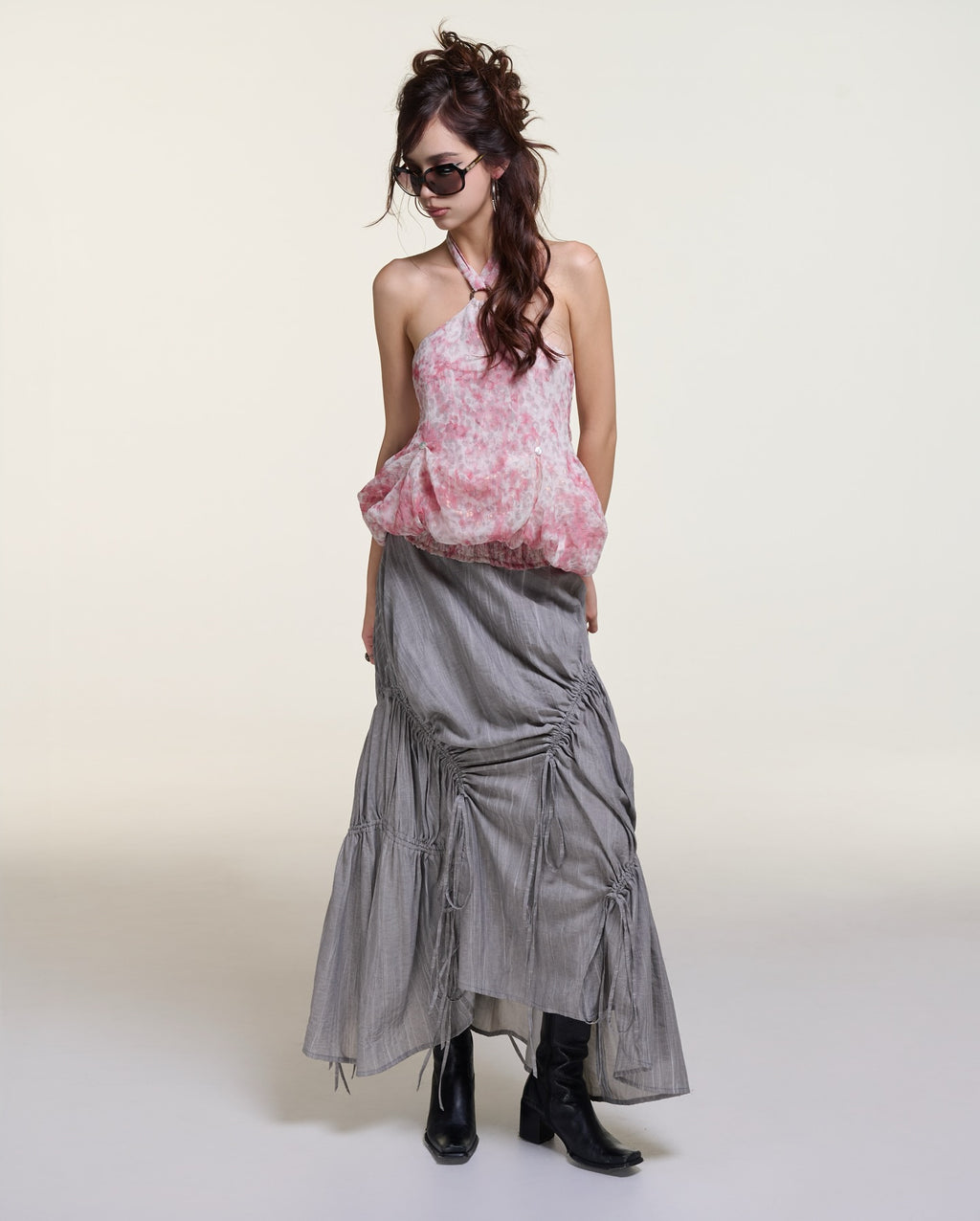 [into.eight] THREAD SKIRT