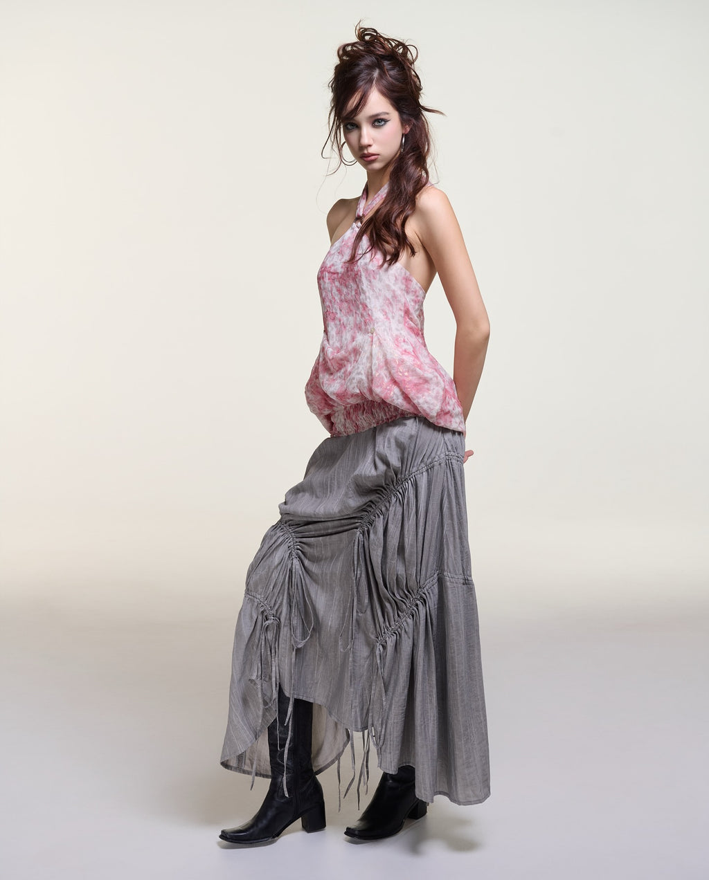 [into.eight] THREAD SKIRT