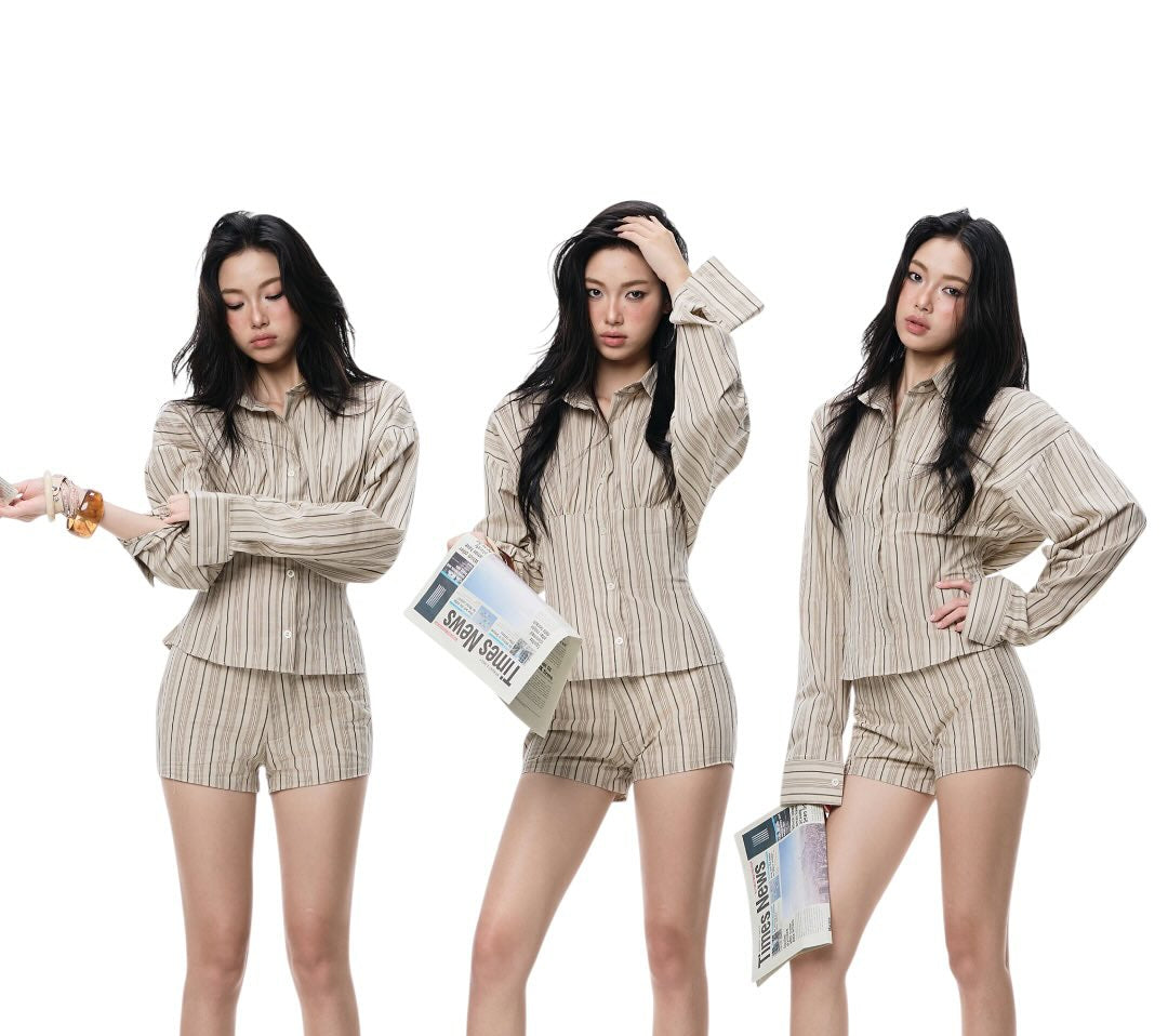 [The Stan] NANCY STRIPPED SET