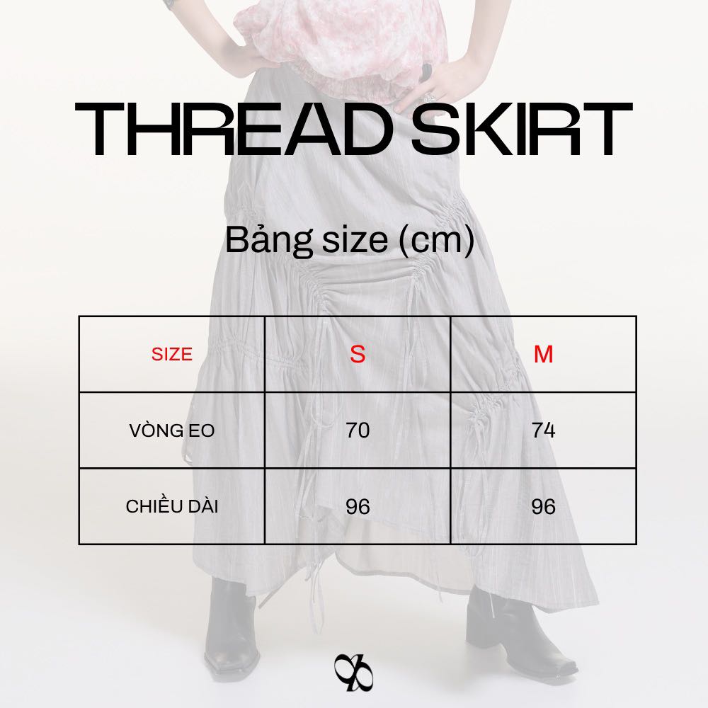 [into.eight] THREAD SKIRT