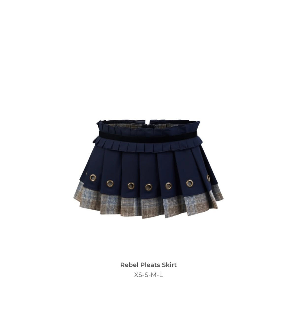 [Mamavirus] REBEL PLEATS SKIRT