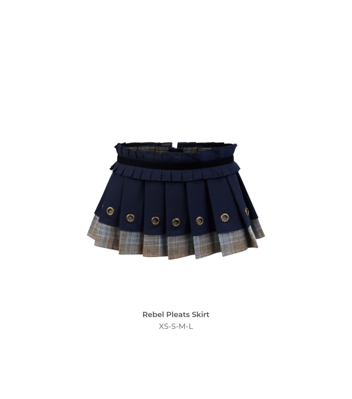 [Mamavirus] REBEL PLEATS SKIRT