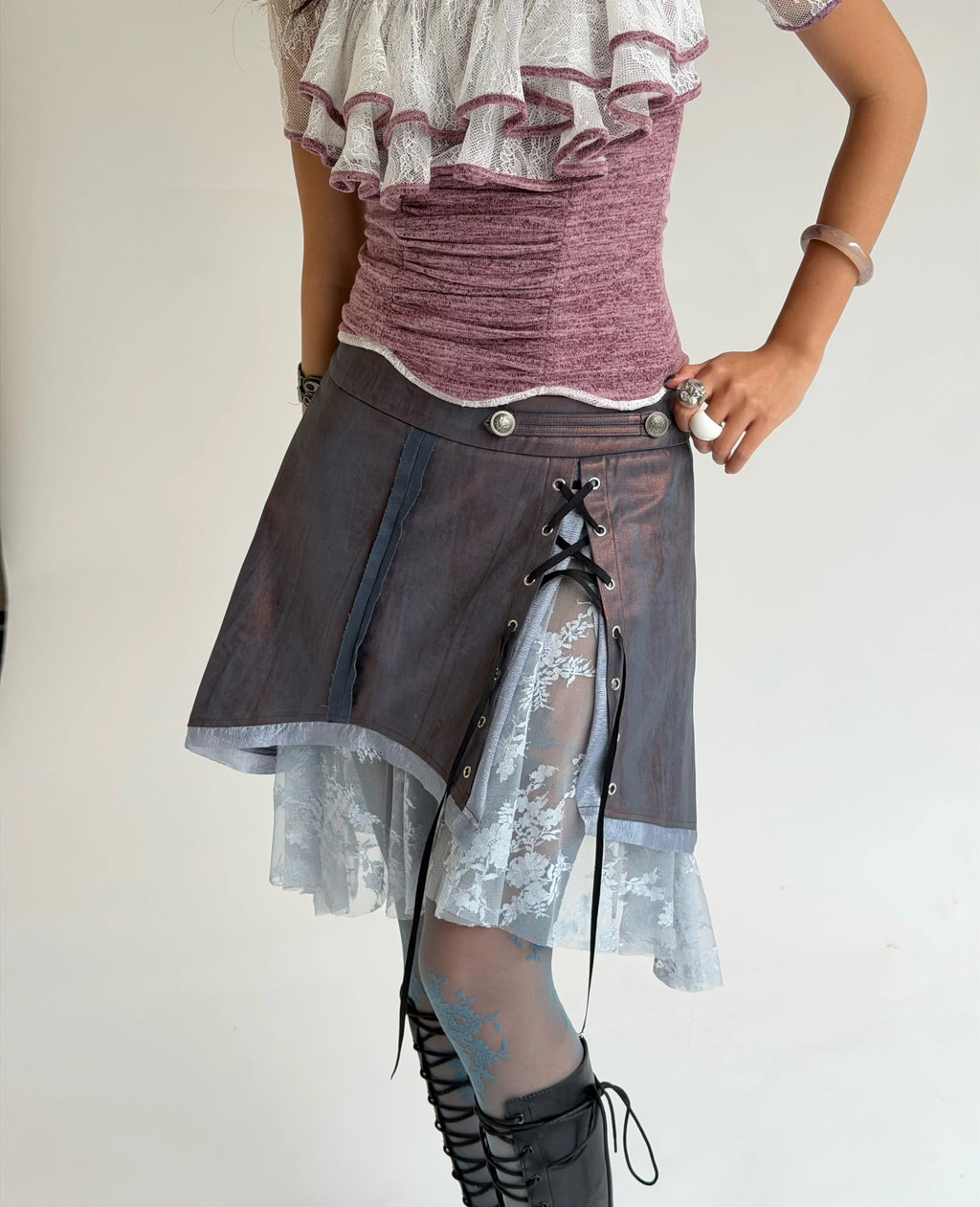 [into.eight] GLITCH SKIRT