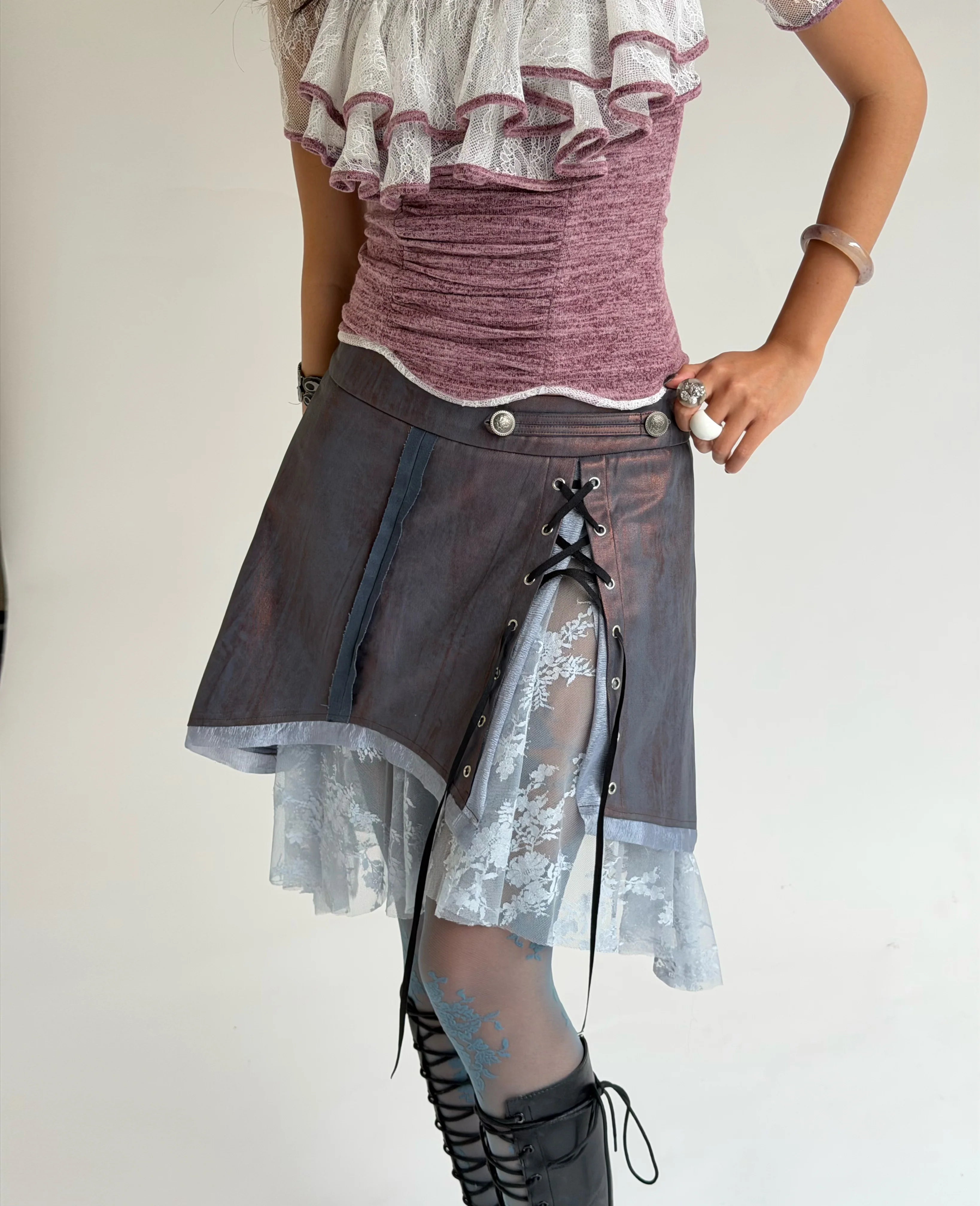 [into.eight] GLITCH SKIRT