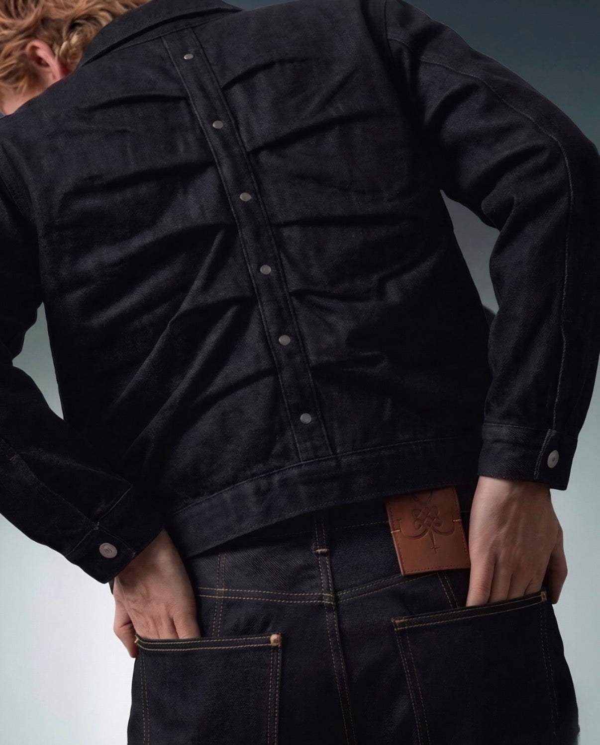 [XIII ELEMENTS] XIII - SPINED DENIM JACKET
