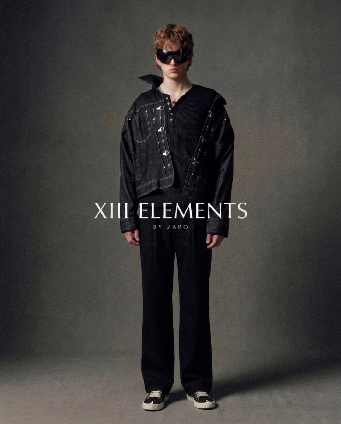 [XIII ELEMENTS] XIII - DENIM WASH JACKET