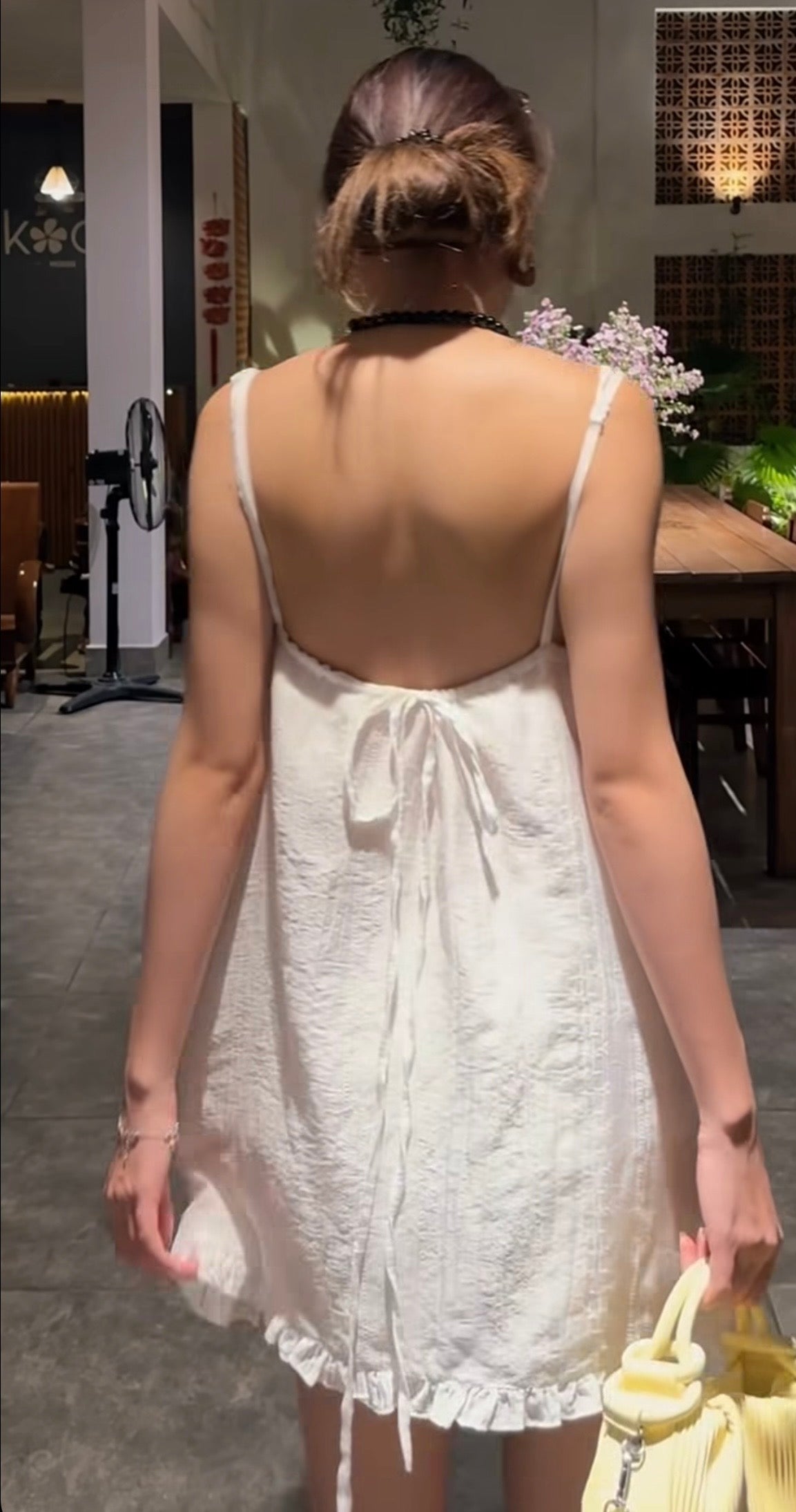 [Marine Muse] LACE CAMISOLE DRESS