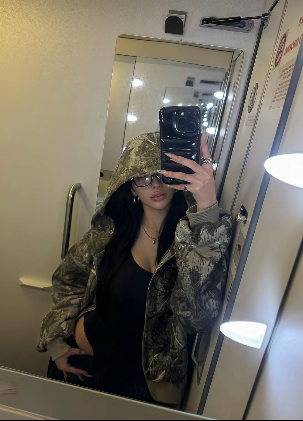 [BEUTER] MENTAL HELL CAMO BOXY ZIP HOODIE