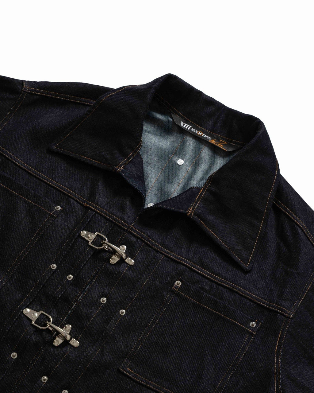 [XIII ELEMENTS] XIII - SPINED DENIM JACKET