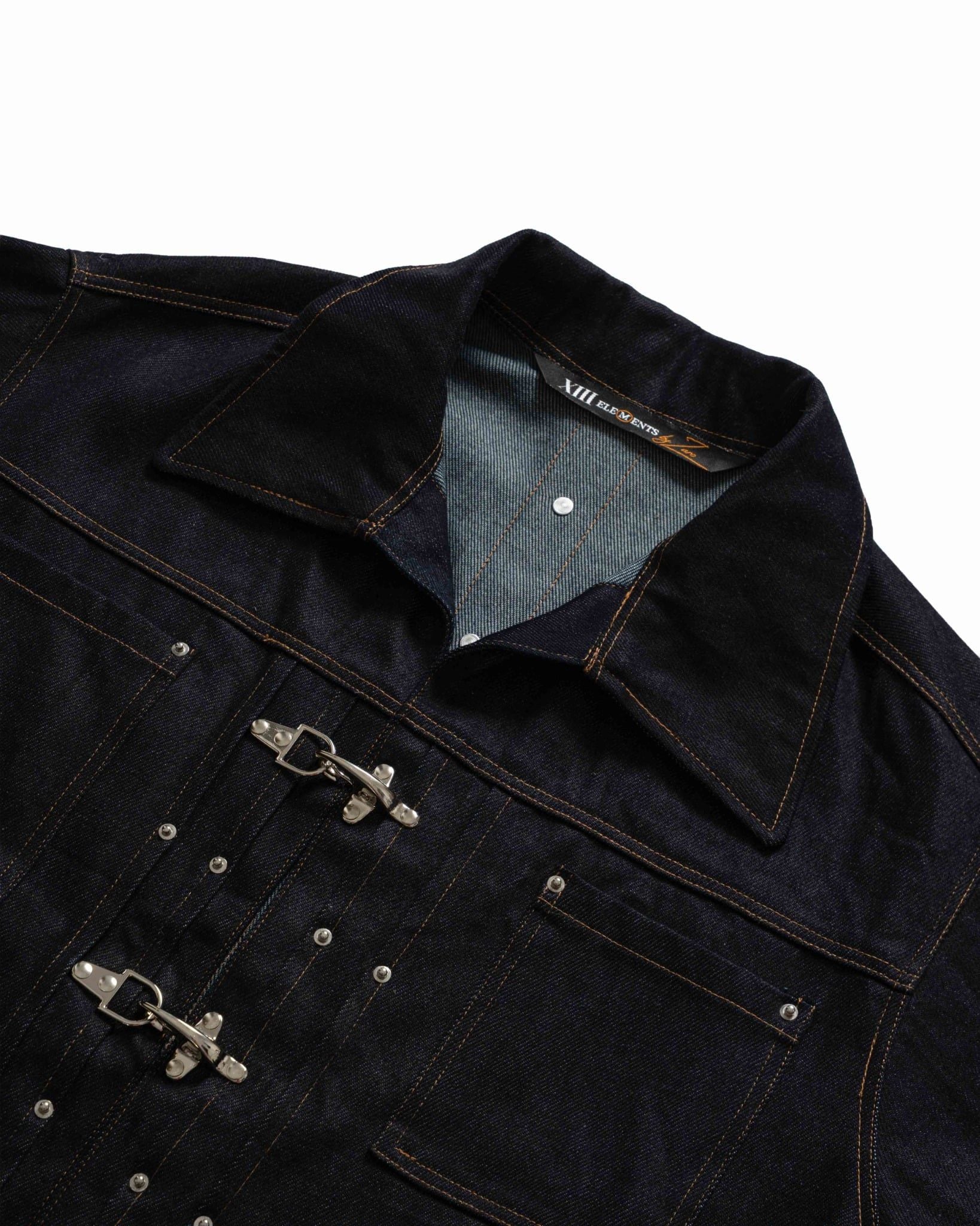 [XIII ELEMENTS] XIII - SPINED DENIM JACKET