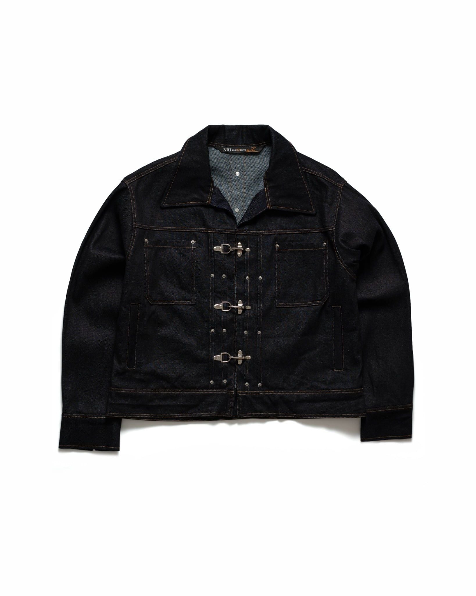 [XIII ELEMENTS] XIII - DENIM WASH JACKET