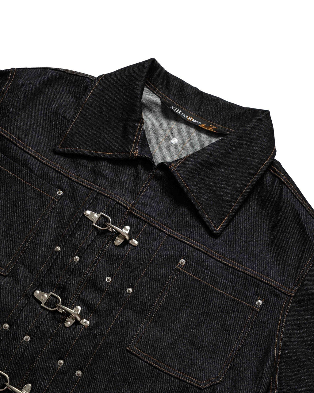 [XIII ELEMENTS] XIII - DENIM WASH JACKET