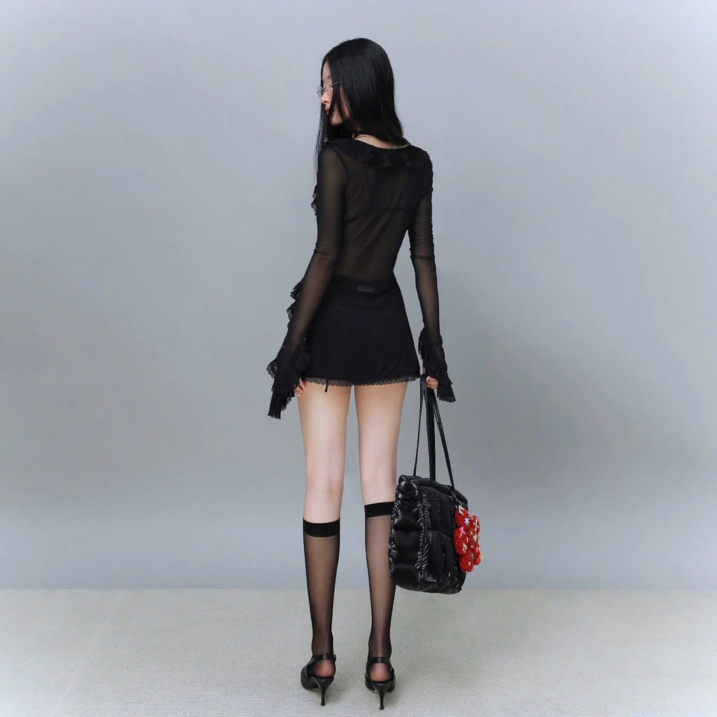 [So Dópe Club] BLACK CRUSH TOP