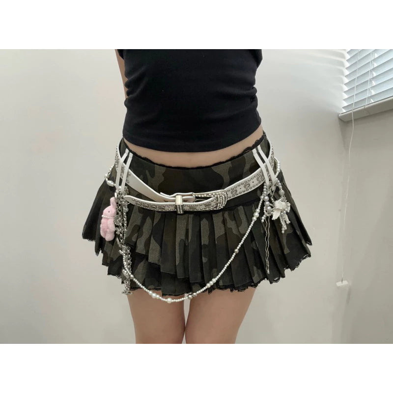 [IUE STUDIO] CAMO SKIRT