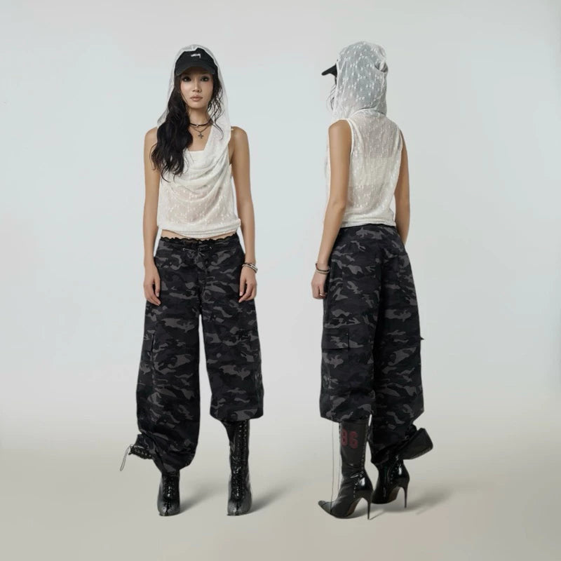 [The Stan]  LACE HOOD TOP