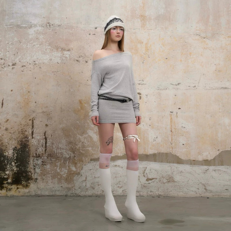 [The Stan] MIEL GRAY DRESS