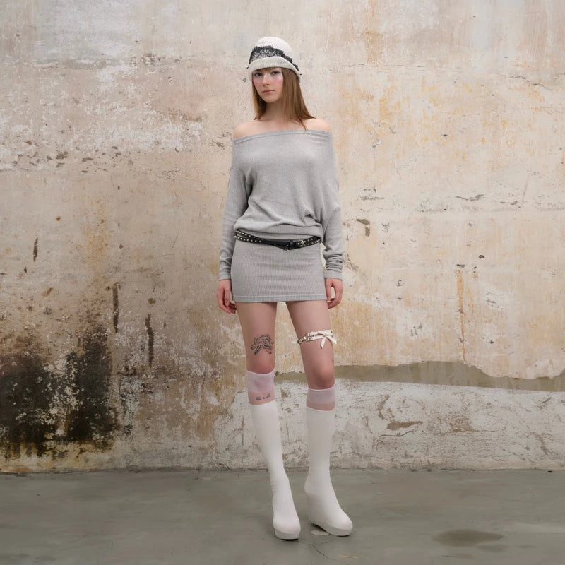 [The Stan] MIEL GRAY DRESS