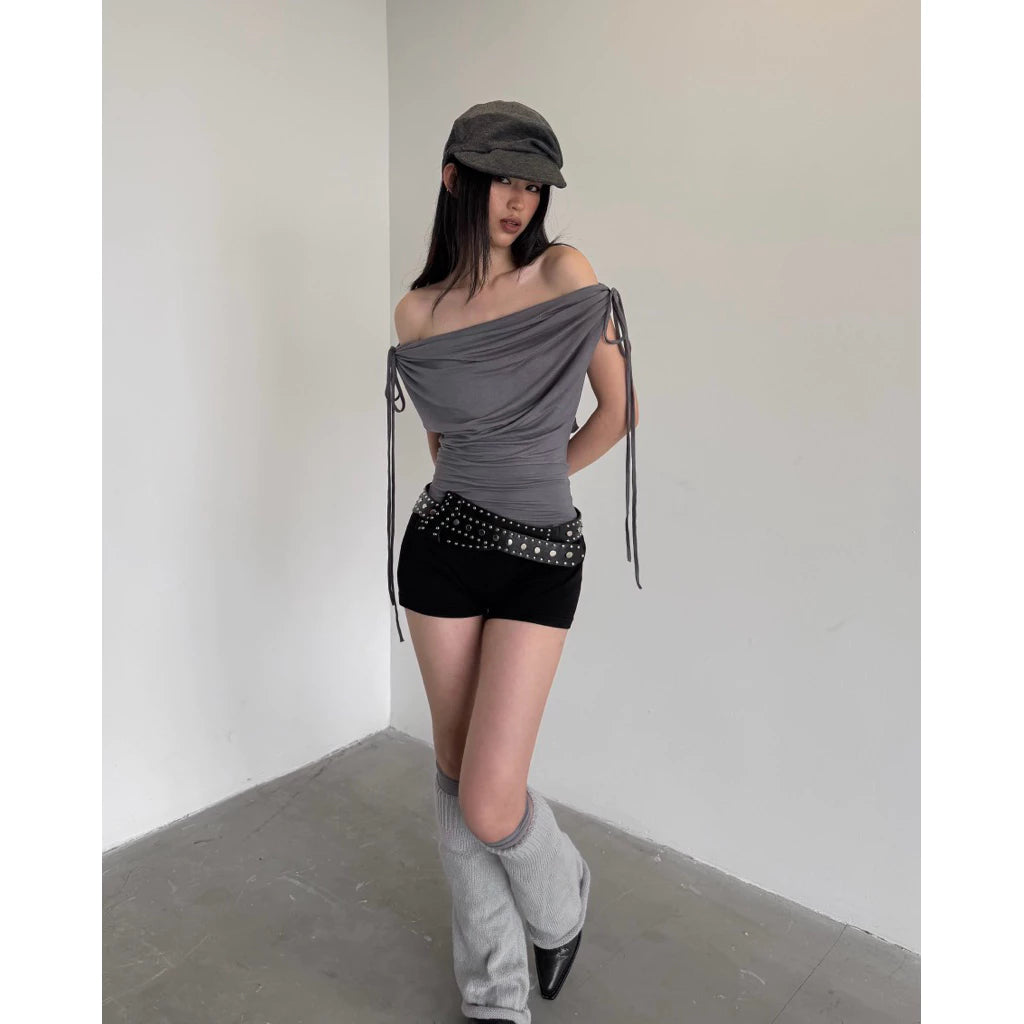 [Sagittarius.A+] ORIELLE COWL TOP