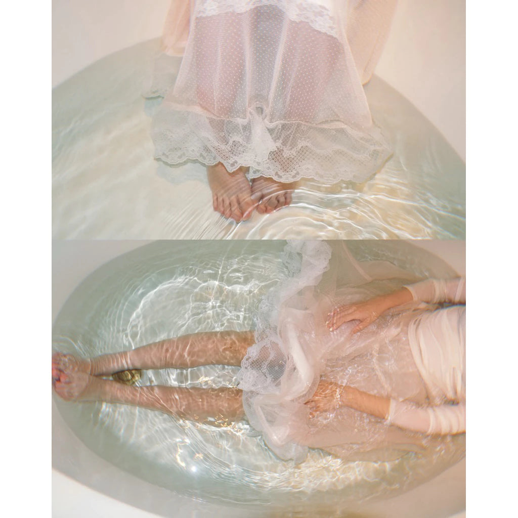 [Janet Studio] POLKA DOT LACE SKIRT