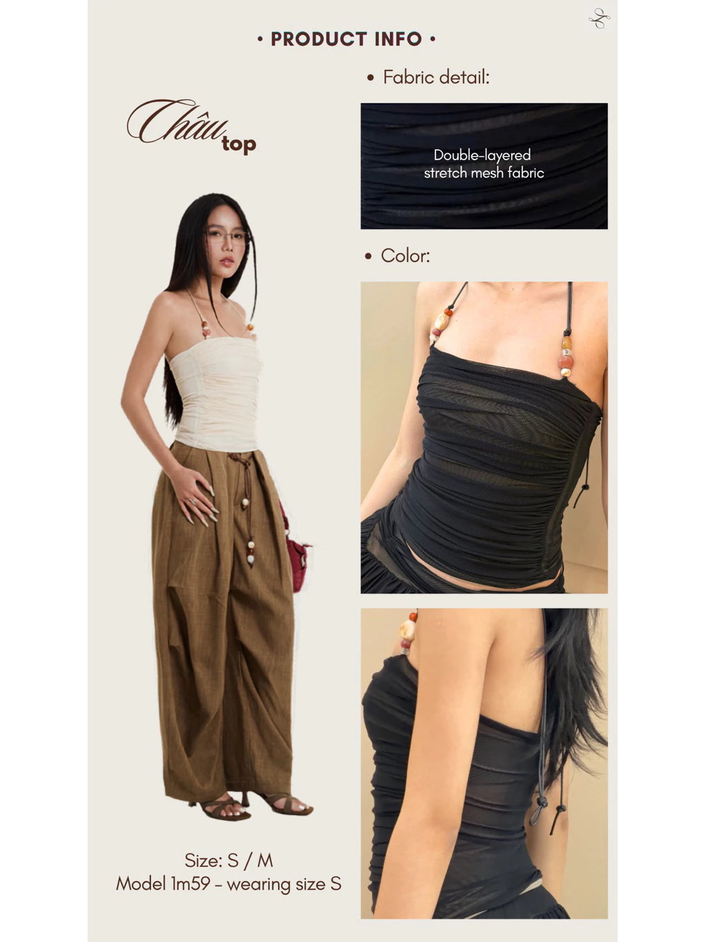 [Lithe] CHÂU TOP