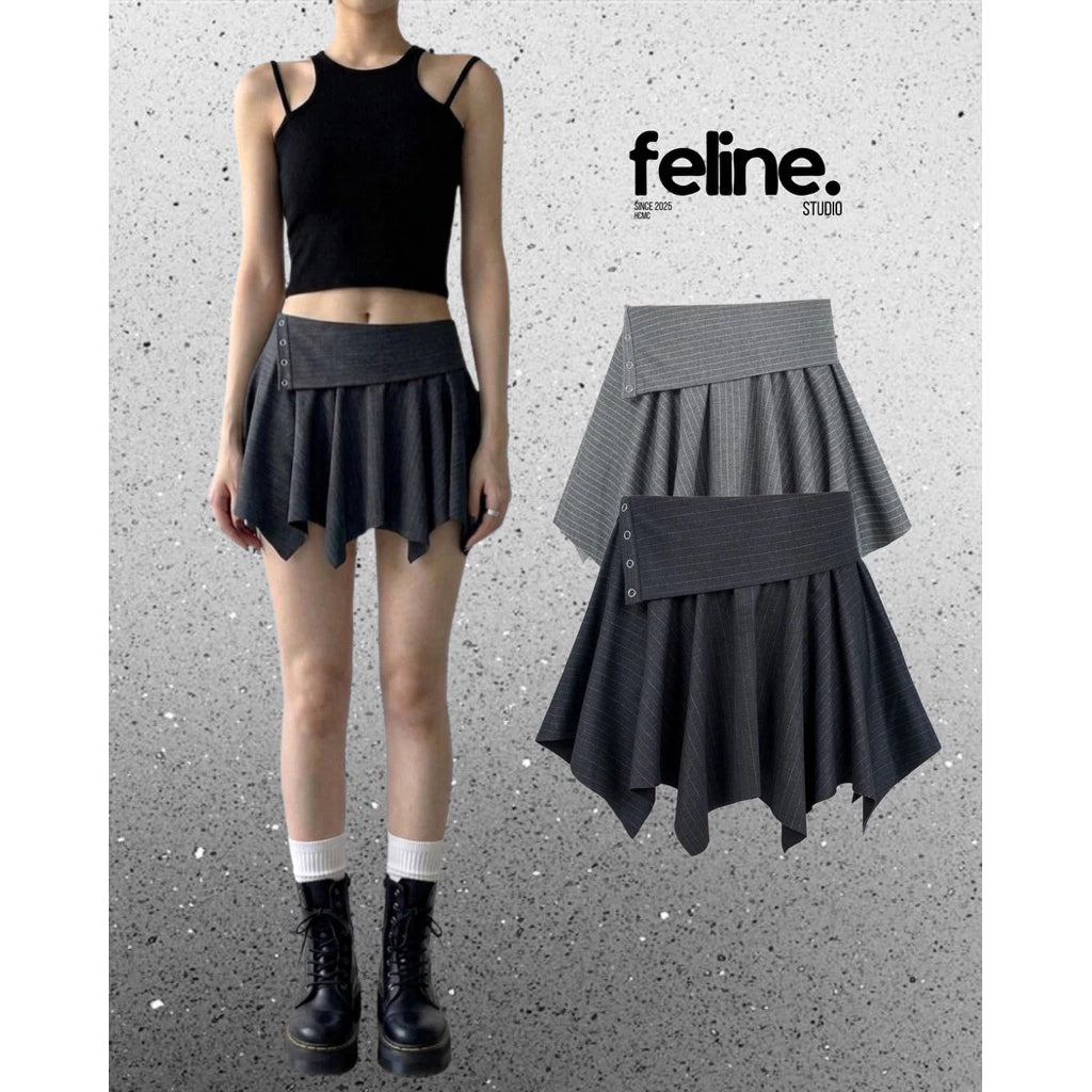 [FELINE STUDIO] HALO PINSTRIPE SKIRT
