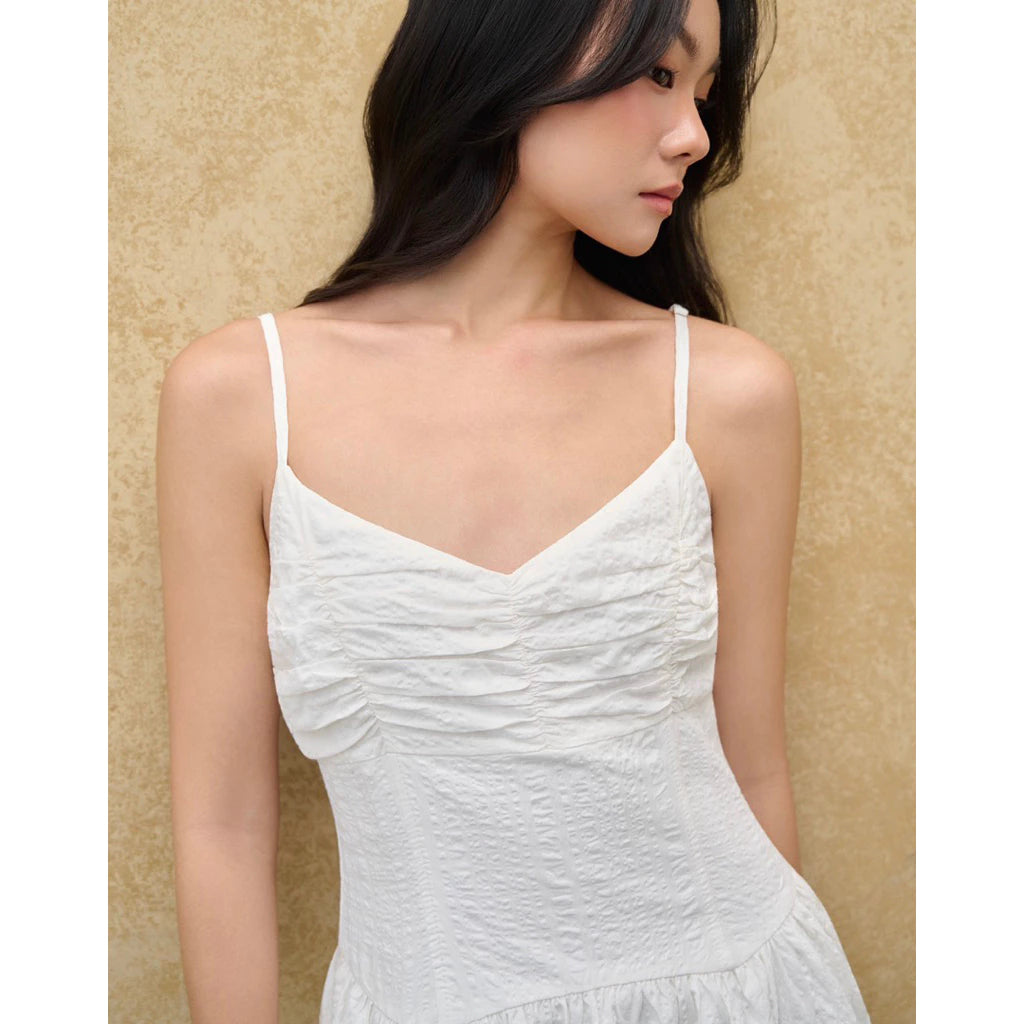 [Happy Zoo] RUCHED MAXI DRESS