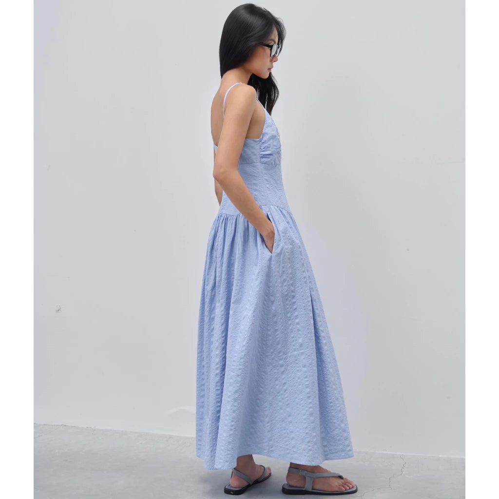 [Happy Zoo] RUCHED MAXI DRESS