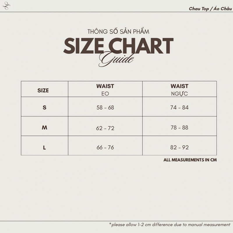 [Lithe] CHÂU TOP
