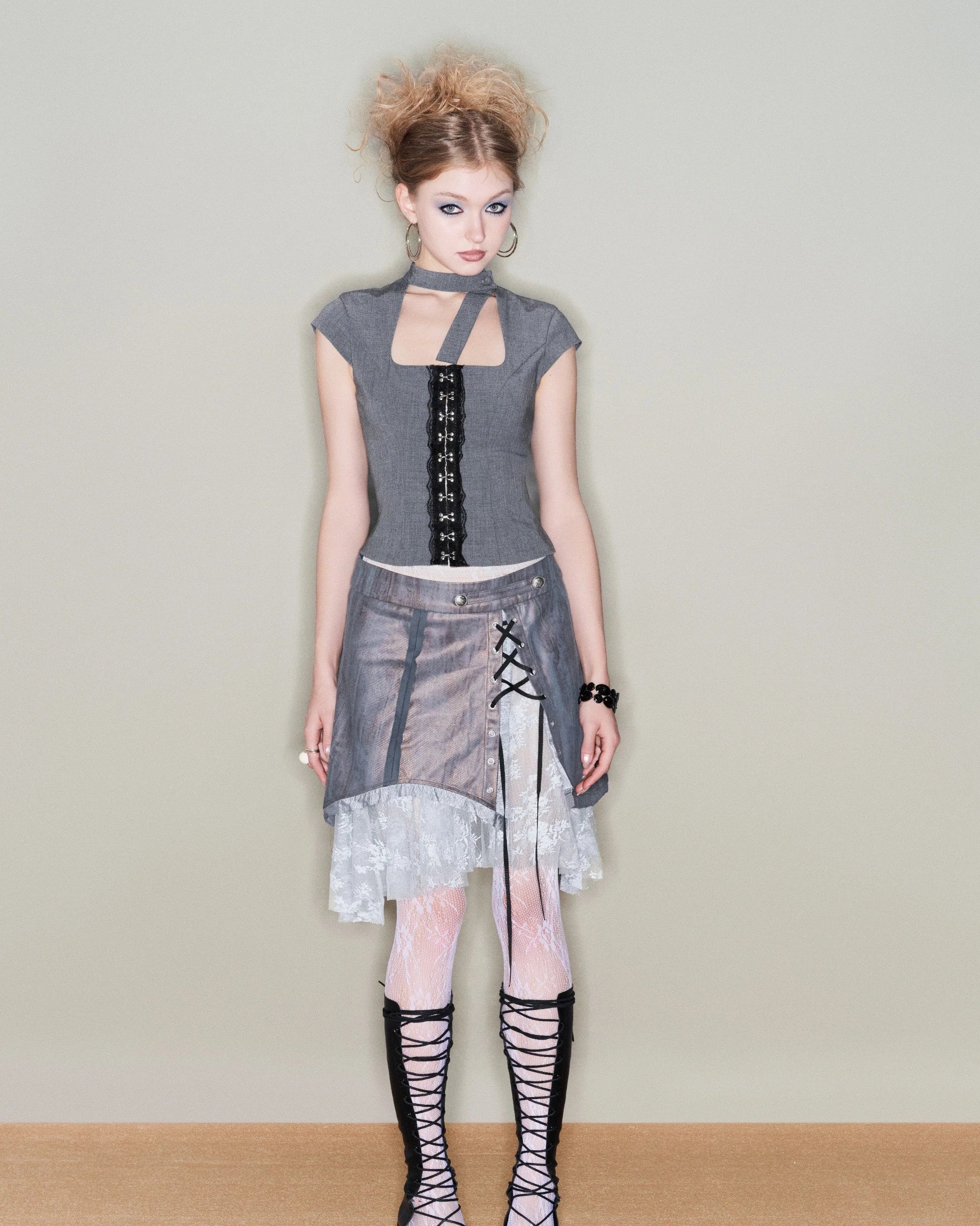[into.eight] GLITCH SKIRT